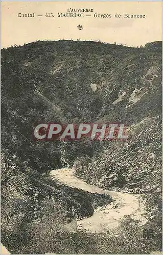 Cartes postales Mauriac Cantal L'Auvergne Gorges de Brageac