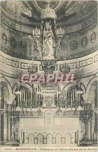 Cartes postales Marseille Interieur de Notre Dame de la Garde
