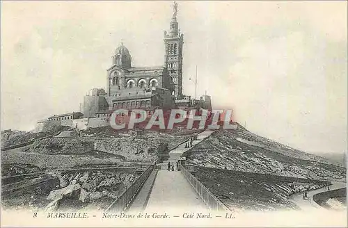 Cartes postales Marseille Notre Dame de la Garde Cote Nord