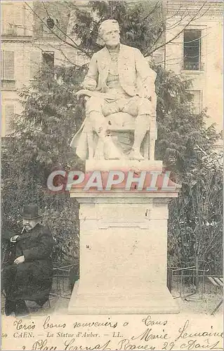 Cartes postales Caen La Statue d'Auber