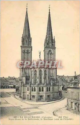 Cartes postales La Delivrande (Calvados) Notre Dame de la Delivrande La Basilique (Cote de l'Abside)