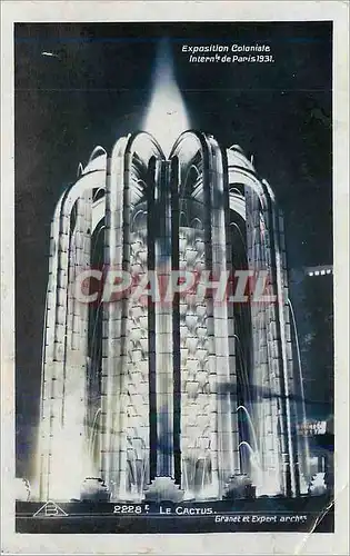 Cartes postales Exposition Coloniale Internationale de Paris 1931 Le Cactus