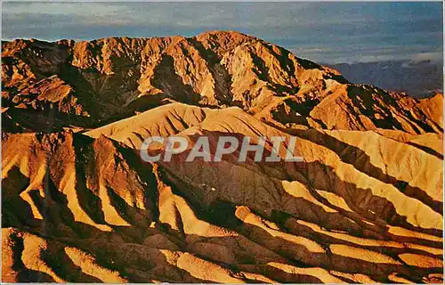 Moderne Karte Golden Canyon at Sunrise from Zabriskie point Death Valley National Monument