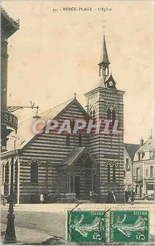 Cartes postales Berck Plage L'Eglise