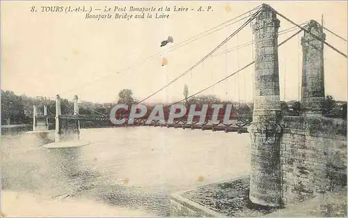 Ansichtskarte AK Tours (I et L) Le Pont Bonaparte etla Loire