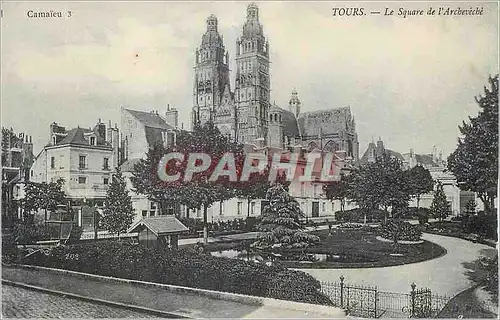 Cartes postales Tours Le Square de l'Archeveche
