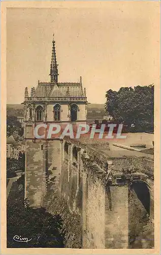 Cartes postales Chateau d'Amboise (I et L) La Chapelle St Hubert