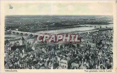 Cartes postales Orleans Vue Generale vers la Loire
