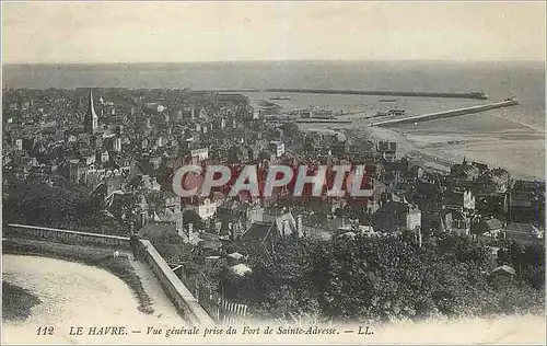 Ansichtskarte AK Le Havre Vue Generale prise du Fort de Sainte Adresse