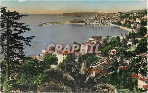 Cartes postales moderne Menton Vue Generale prise de la Garavan
