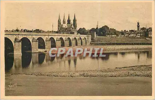 Cartes postales Moulins (Allier) La Douce France Le Pont Regemortes et l'Allier