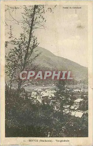 Cartes postales Servoz (Hte Savoie) Vue Generale