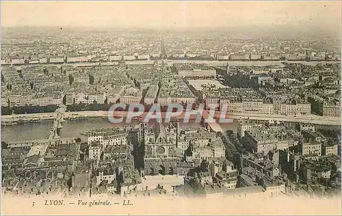 Cartes postales Lyon Vue Generale