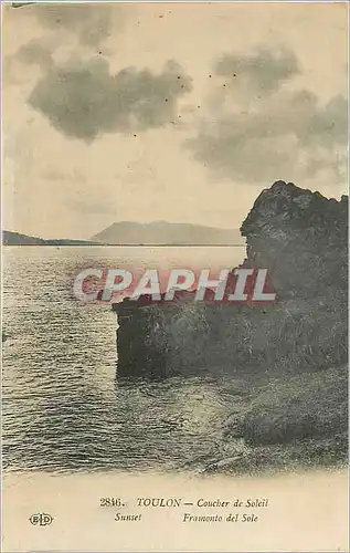 Cartes postales Toulon Magaud Coucher de Soleil