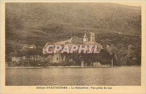 Ansichtskarte AK Abbaye d'Hautecombe Le Monastere Vue prise du Lac