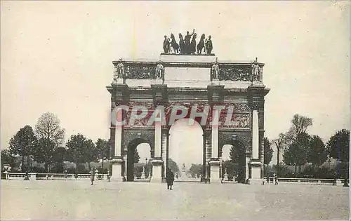 Cartes postales Paris L'Arc de Triomphe du Carrousel