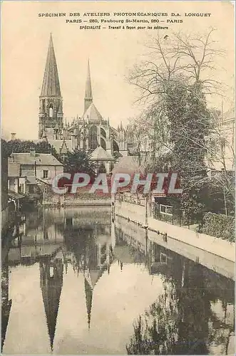 Cartes postales Paris Specimen des Ateliers Photomecaniques LOngueet