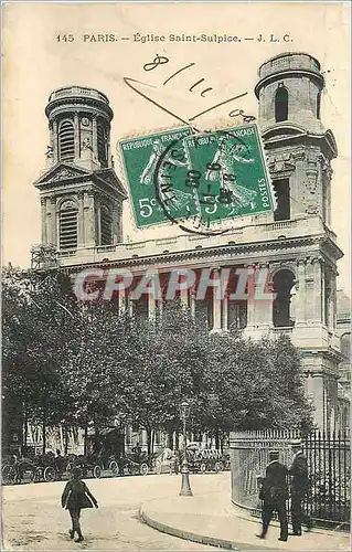 Cartes postales Paris Eglise Saint Sulpice