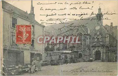 Cartes postales Laval Eglise de Notre Dame des Cordeliers