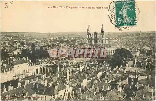 Cartes postales Nancy Vue Generale prise depuis Saint Epvre