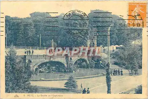 Cartes postales Metz La Grotte de l'Esplanade