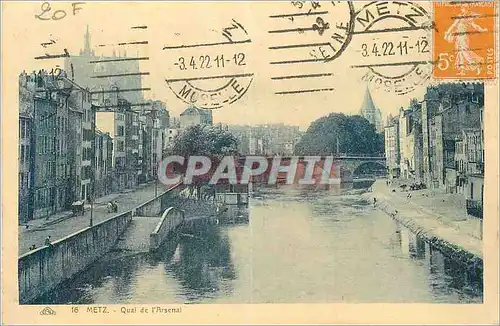 Cartes postales Metz Quai de l'Arsenal