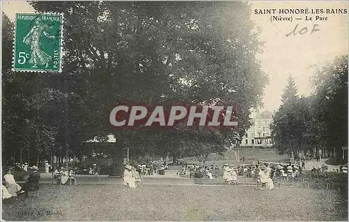 Cartes postales Saint Honore les Bains (Nievre) Le Parc
