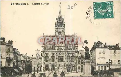 Cartes postales Compiegne L'Hotel de Ville