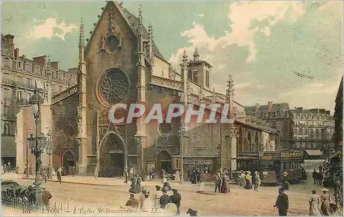 Cartes postales Lyon L'Eglise St Bonaventure Tramway