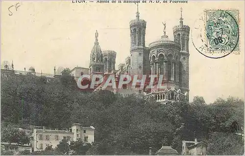 Ansichtskarte AK Lyon Abside de la Basilique de N D de Fourviere