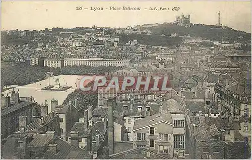 Cartes postales Lyon Place Bellecour