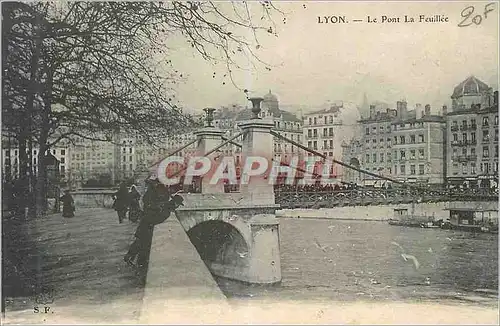 Ansichtskarte AK Lyon Le Pont La Feuillee