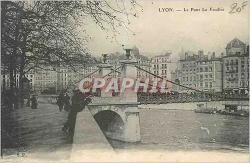 Cartes postales Lyon Le Pont La Feuillee