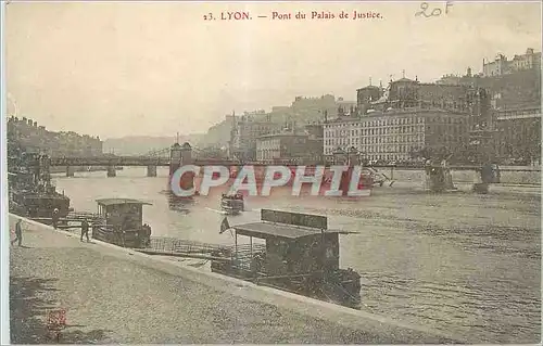 Cartes postales Lyon Pont du Palais de Justice