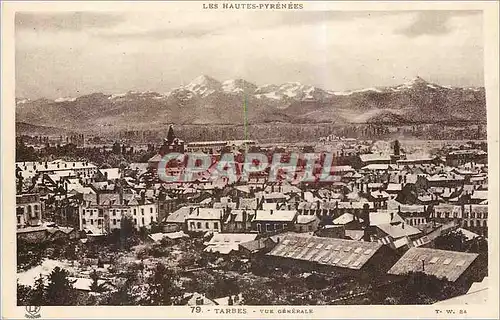 Ansichtskarte AK Tarbes Les Hautes Pyrenees Vue Generale