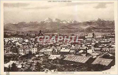 Cartes postales Tarbes Les Hautes Pyrenees Vue Generale