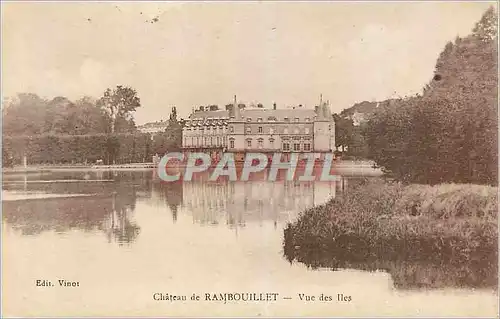 Ansichtskarte AK Chateau de Rambouillet Vue des Iles