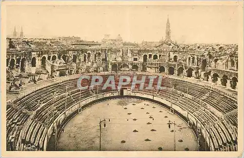 Cartes postales Nimes (Gard) La Douce France L'Interieur des Arenes
