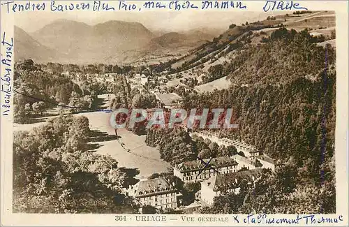 Cartes postales Uriage Vue Generale