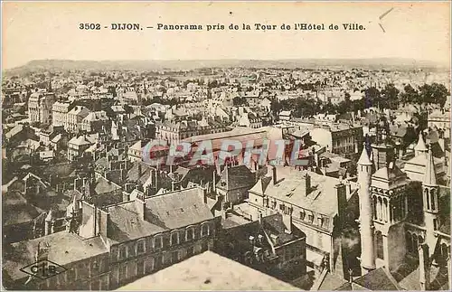 Ansichtskarte AK Dijon Panorama pris de la Tour de l'Hotel de Ville