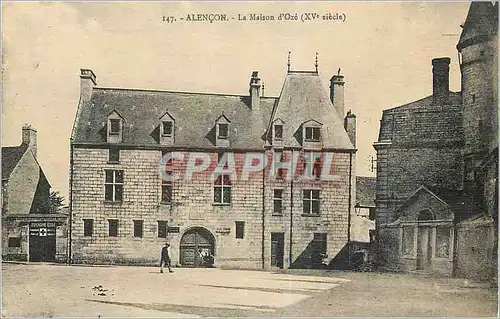 Ansichtskarte AK Alencon La Maison d'Oze (XVe Siecle)