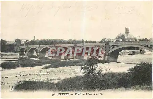 Cartes postales Nevers Pont du Chemin de Fer