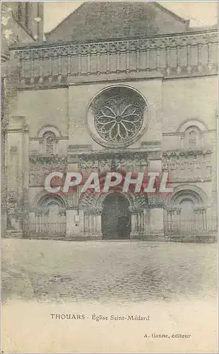 Cartes postales Thouars Eglise Saint Medard