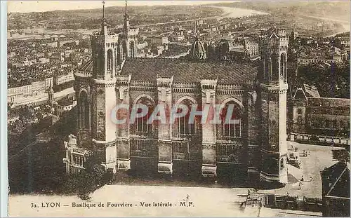 Ansichtskarte AK Lyon Basilique de Fourviere Vue Laterale