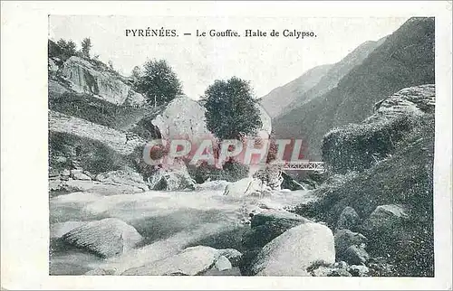 Ansichtskarte AK Pyrenees Le Gouffre Halte de Calypso