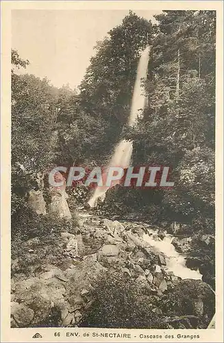 Ansichtskarte AK Env de St Nectaire Cascade des Granges