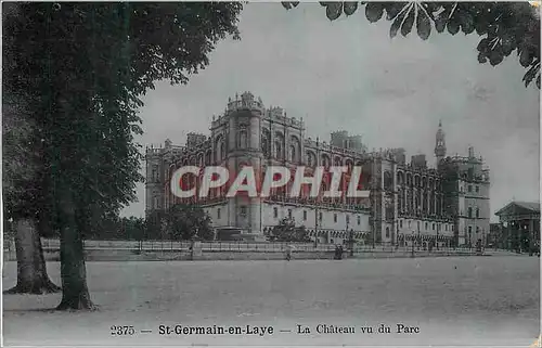 Cartes postales St Germain en Laye Le Chateau vu du Parc