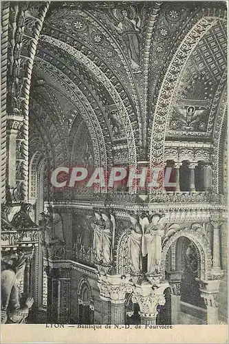 Cartes postales Lyon Basilique de N D de Fourviere