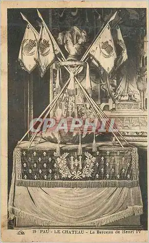 Cartes postales Pau Le Chateau Le Berceau de Henri IV