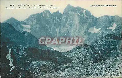 Cartes postales Cauterets Les Hautes Pyrenees Le Vignemale (3298 m)